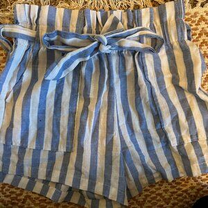 SHEIN - Striped Cotton Shorts